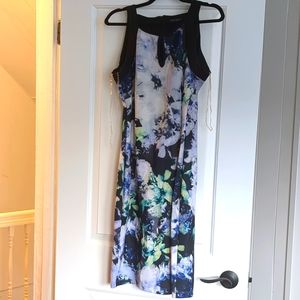 Multicolour midi dress